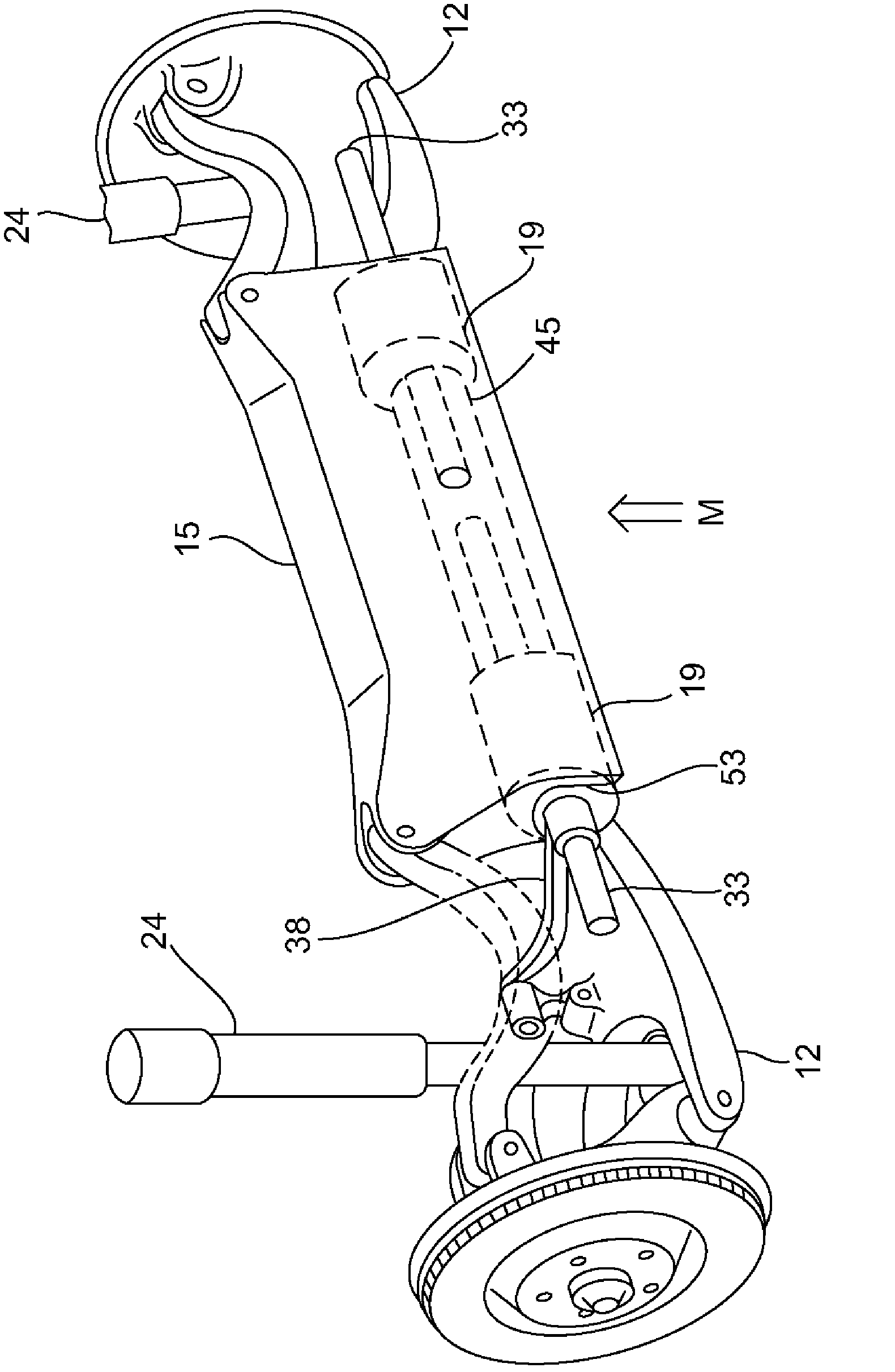 Spring structure for wheel suspensions in motor vehicles
