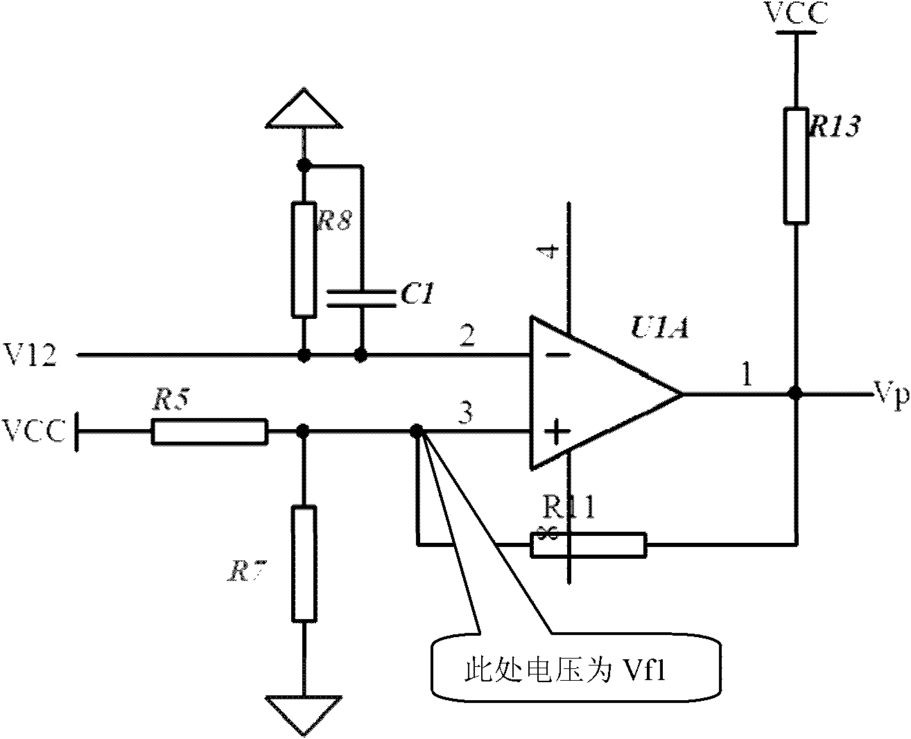 Over-voltage and over-current hardware protection circuit and DC power supply circuit