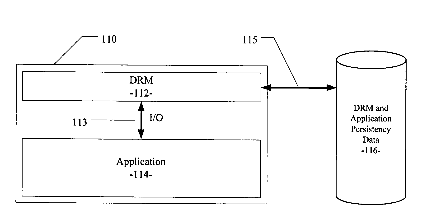 Computer-implemented method and system for binding digital rights management information to a software application
