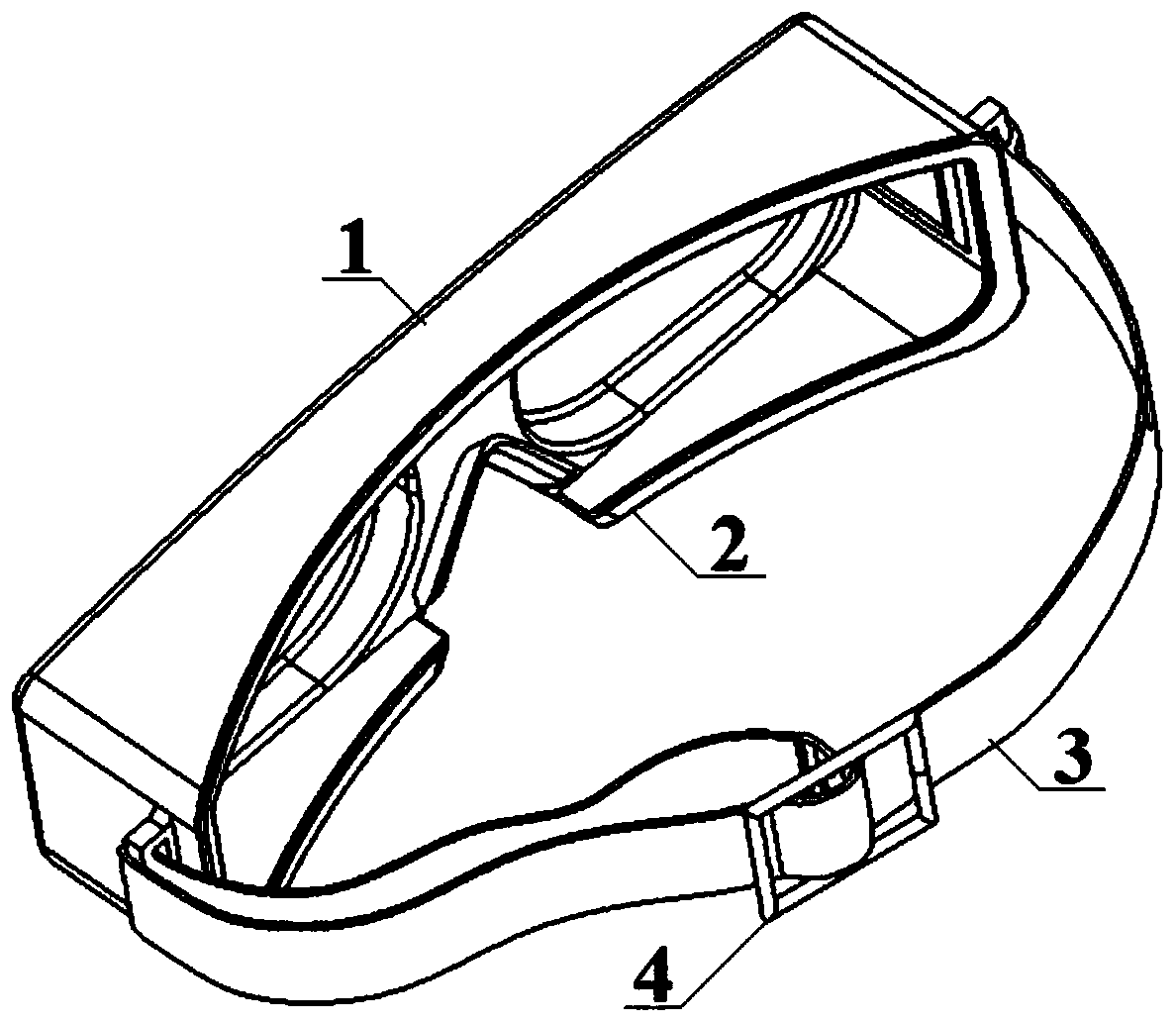 Goggles and production method thereof
