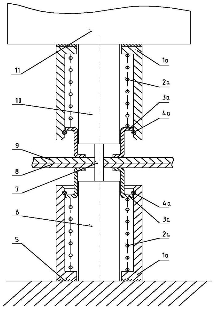 Method for using pressure riveting positioning tool for headless rivets