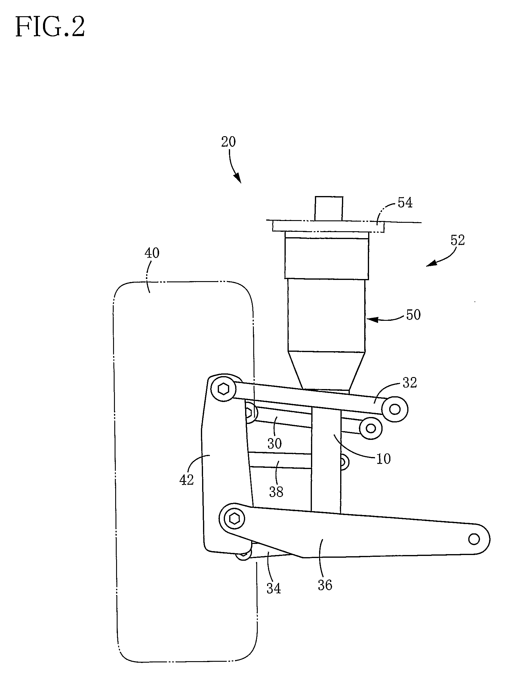 Electromagnetic shock absorber for vehicle