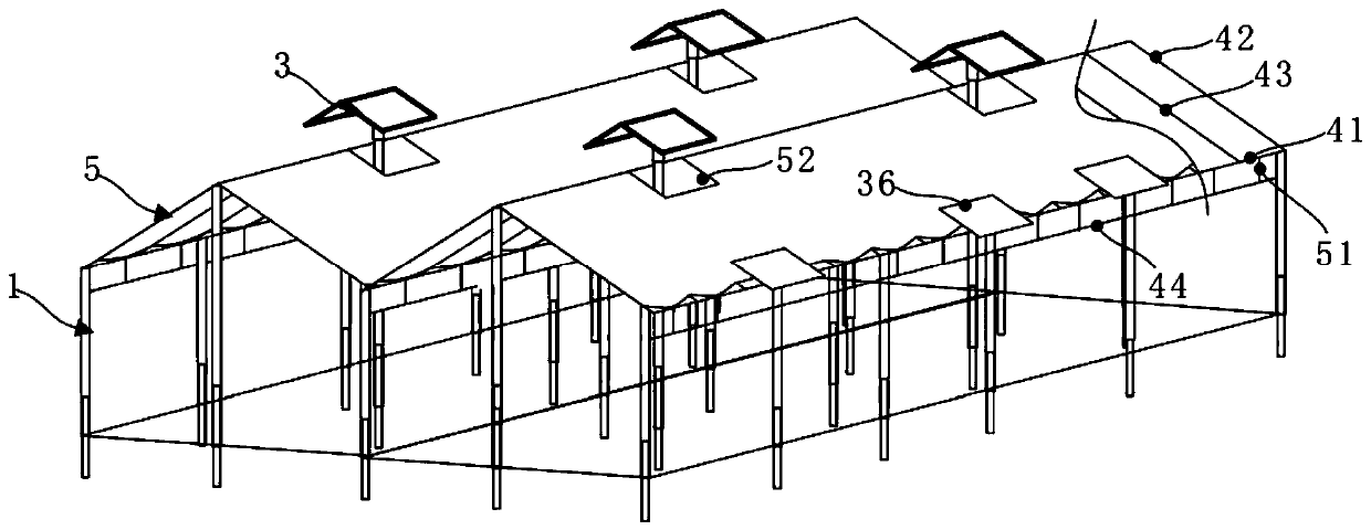 Rain shelter greenhouse