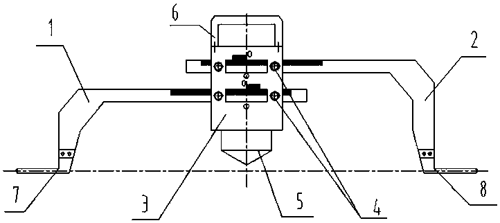 Inner cavity diameter measuring device of hub