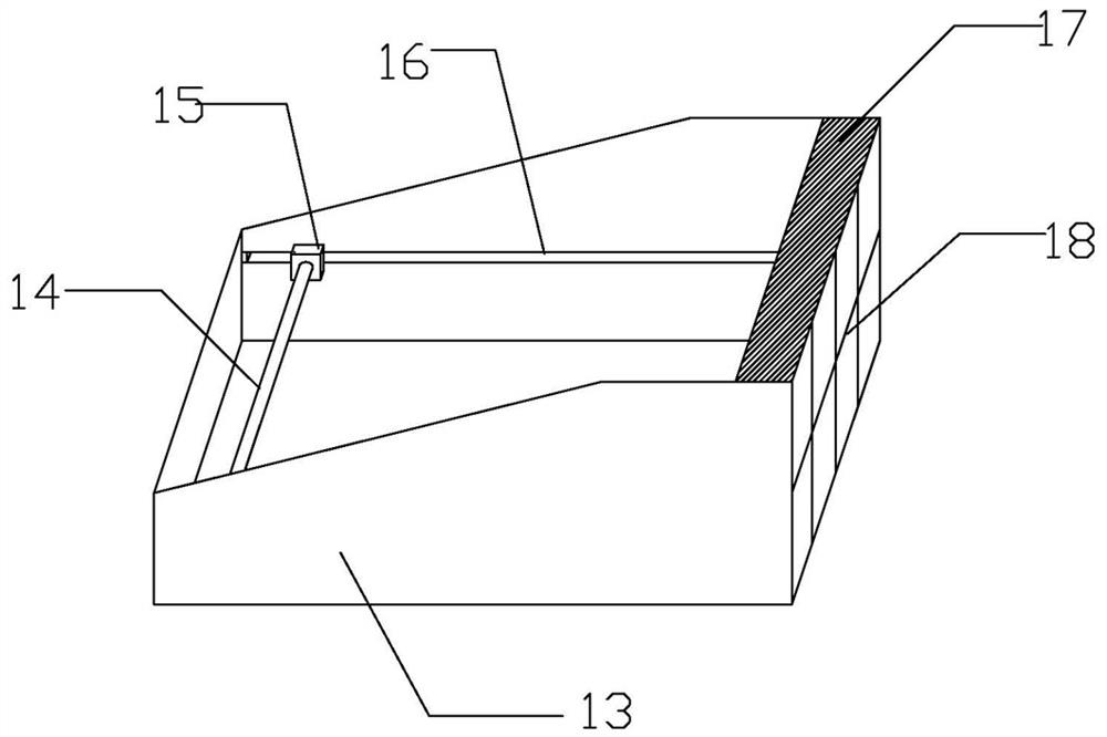 Hoisting box of special-shaped curtain wall unit and hoisting system thereof