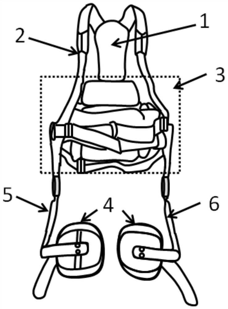 Electric waist auxiliary exoskeleton