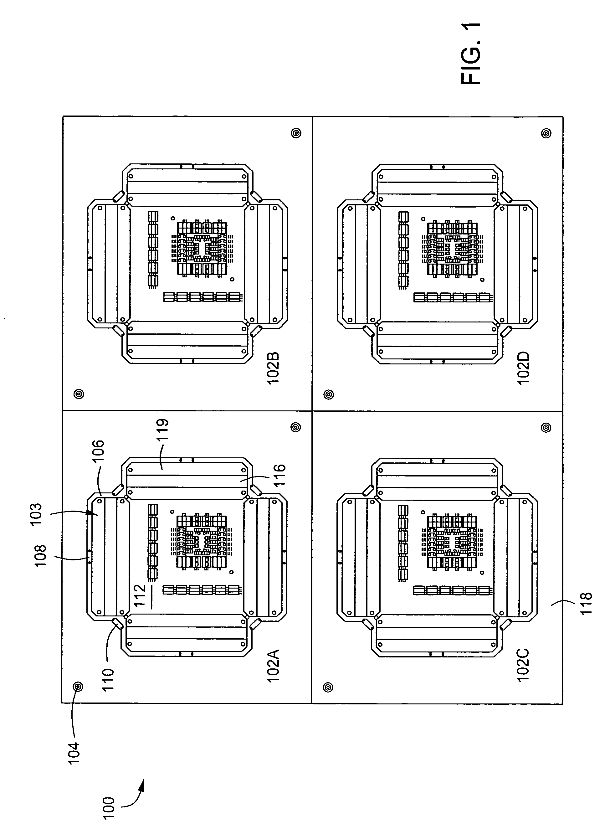 Multiple package module using a rigid flex printed circuit board