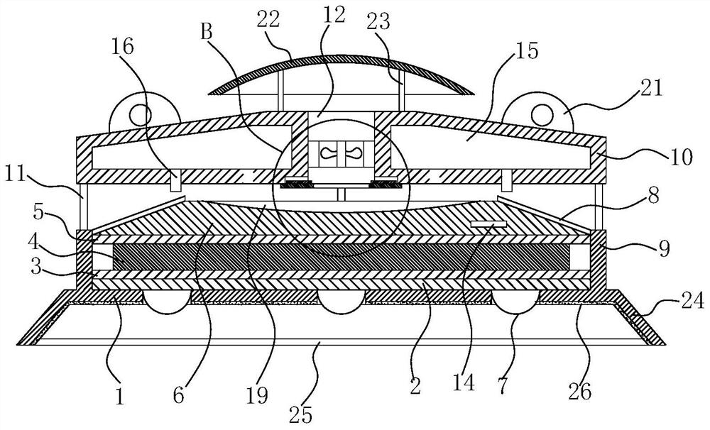 A led light structure