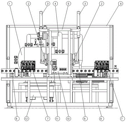 Vacuum boiling cutting removing device