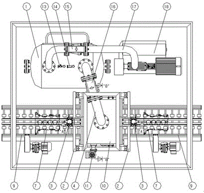 Vacuum boiling cutting removing device