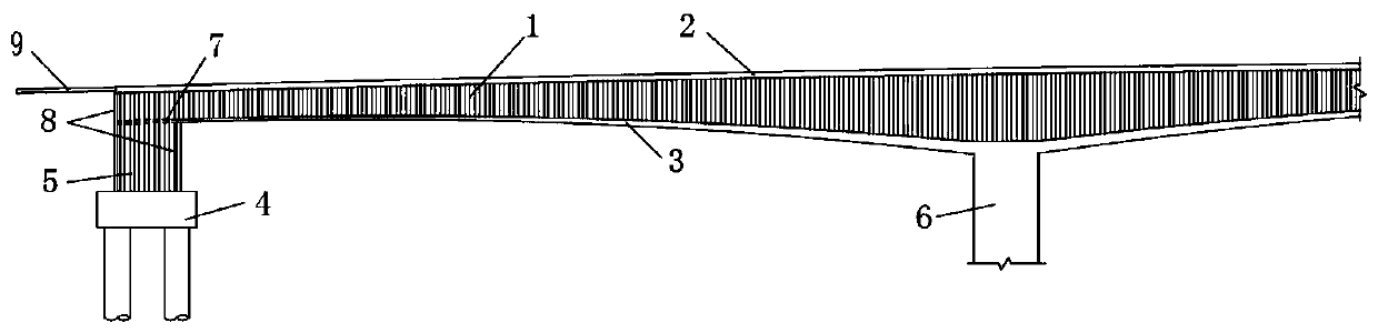 Integral abutment based on corrugated steel plates and construction method thereof