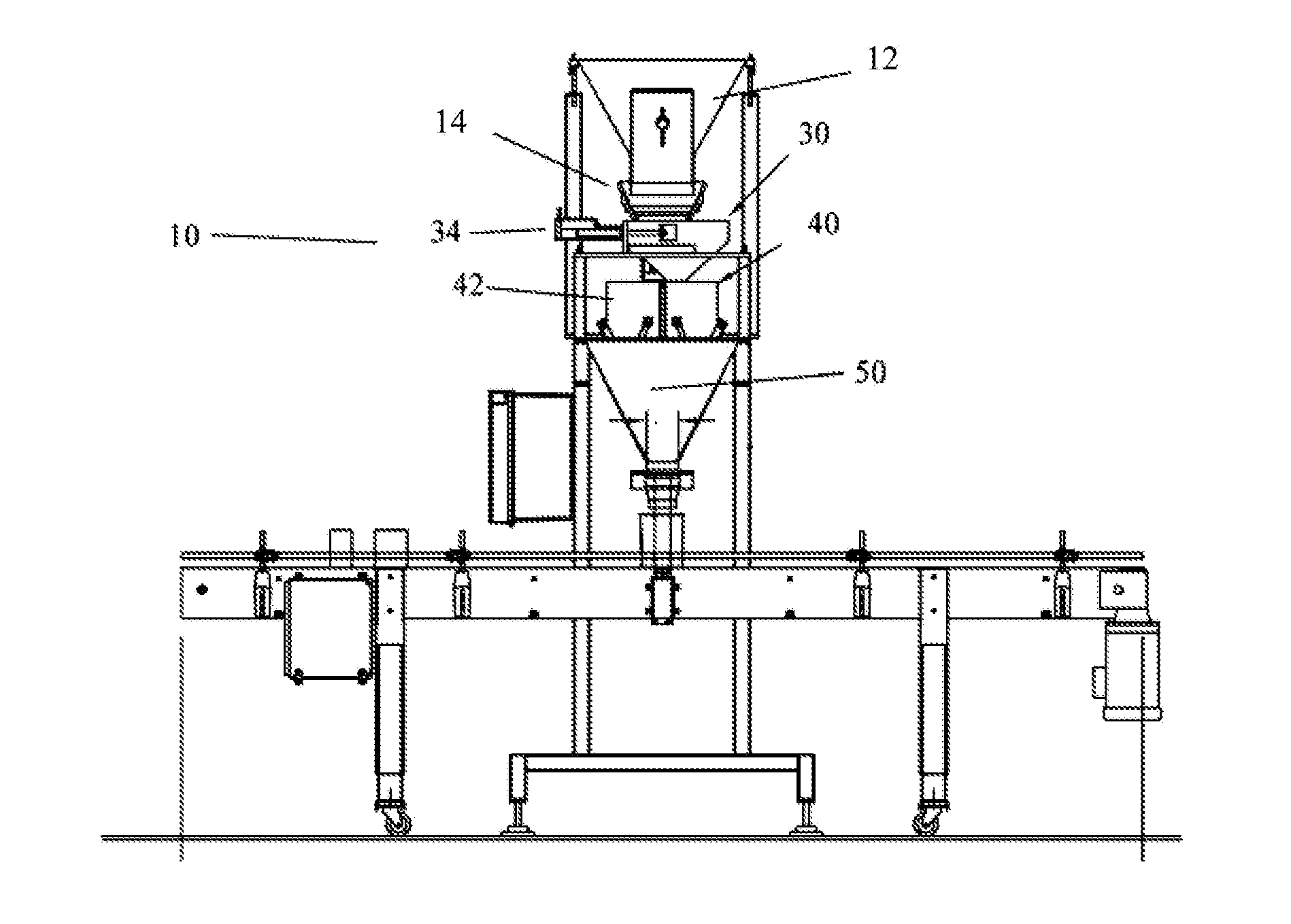 Automatic Weight Scale Machine with Unalterd Primary Product Feed Rates and Diverter System