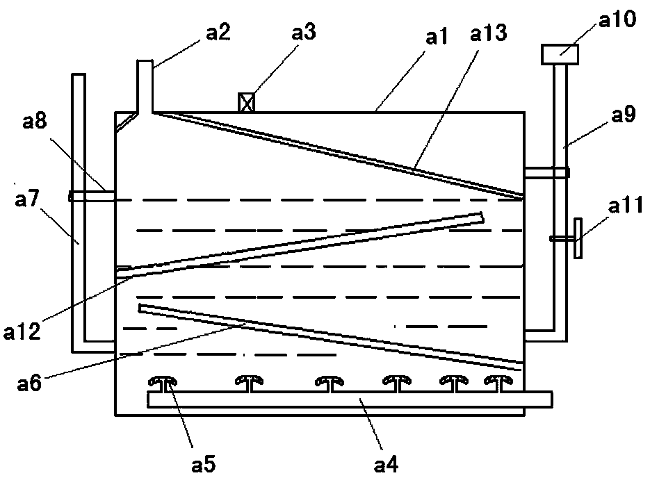 Using method of horizontal type oil production and gas exhaust synchronous production device