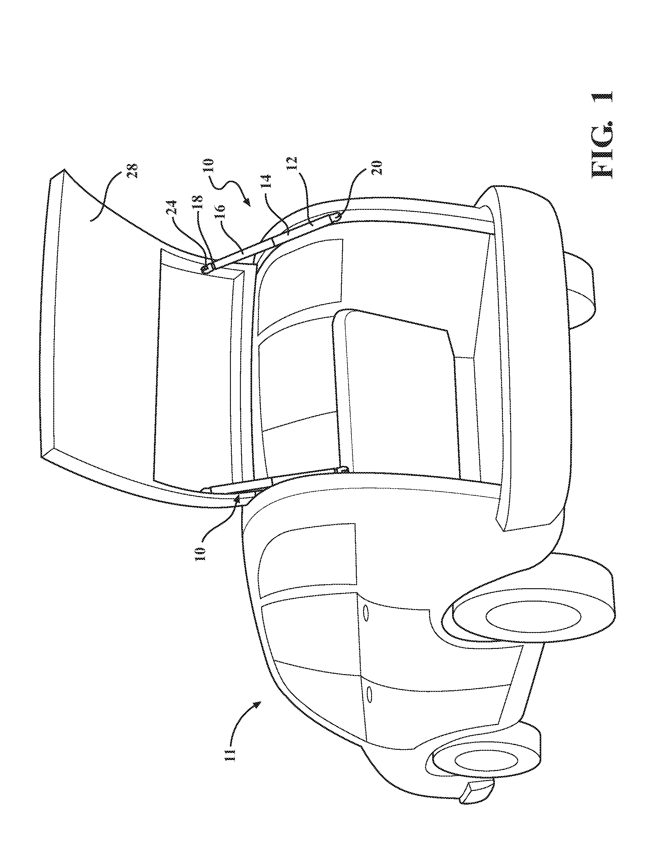 Electromechanical strut with electromechanical brake and method of allowing and preventing movement of a closure member of a vehicle