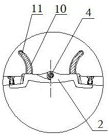 Quick-installation wipeable folding glasses framework