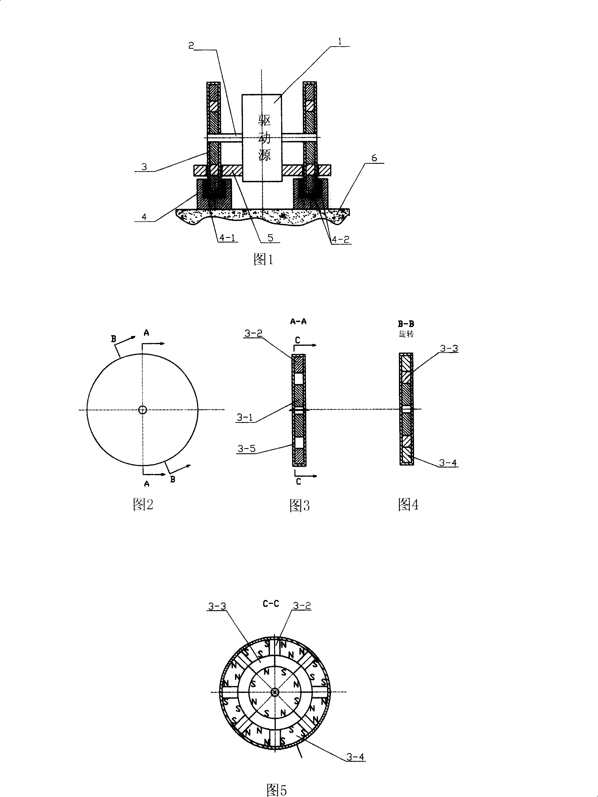 Permanent magnetic suspension and magnetic wheel pushing vehicle
