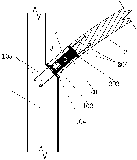 Enclosure component of fabricated underground structure and connecting structure of enclosure component and arched plate