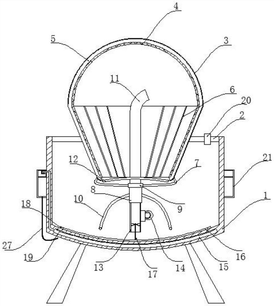 Tea drying and grading device