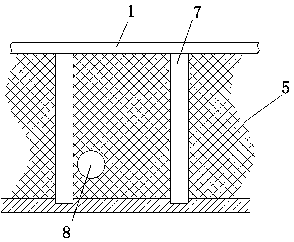 Construction method of foundation pit enclosure within used influence range of pipelines