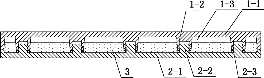 Wall structure of SMC (Sheet Molding Compound) composite material