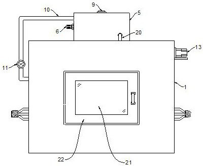 Efficient paint spraying device for electronic accessory processing and production