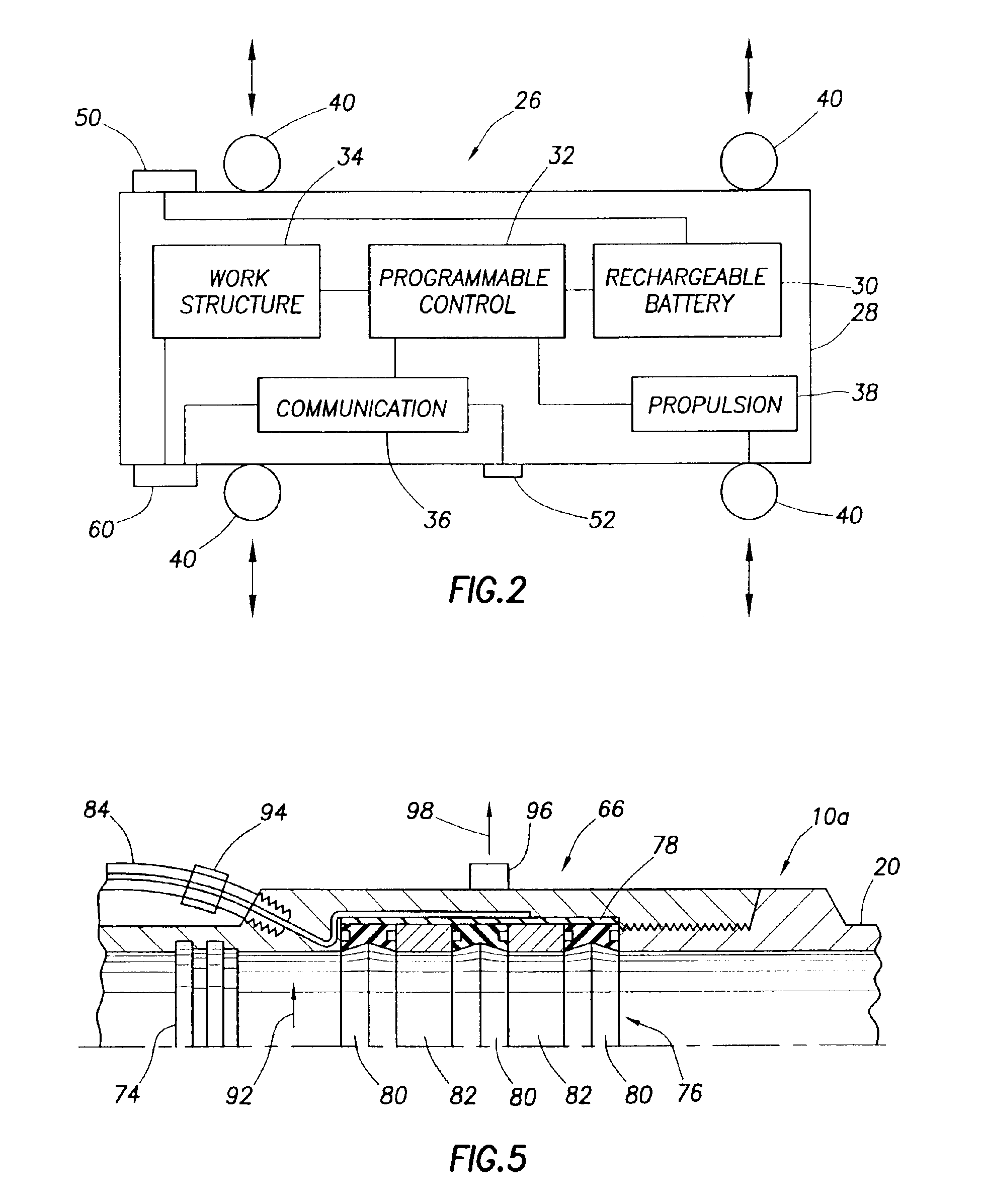 Subterranean well completion incorporating downhole-parkable robot therein
