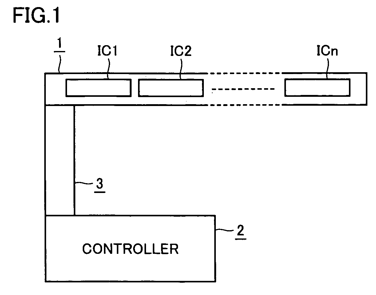 Semiconductor device capable of preventing erroneous operation attributed to electrostatic noise, and input device and scanner equipped therewith