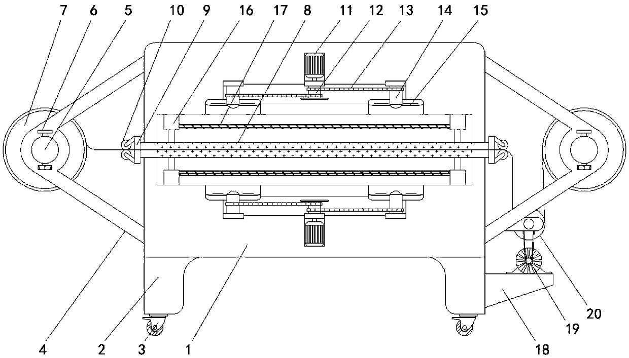 Efficient steel wire online drying oven