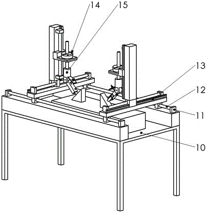 Finite amplitude technology-based metal block closed crack detecting and positioning method