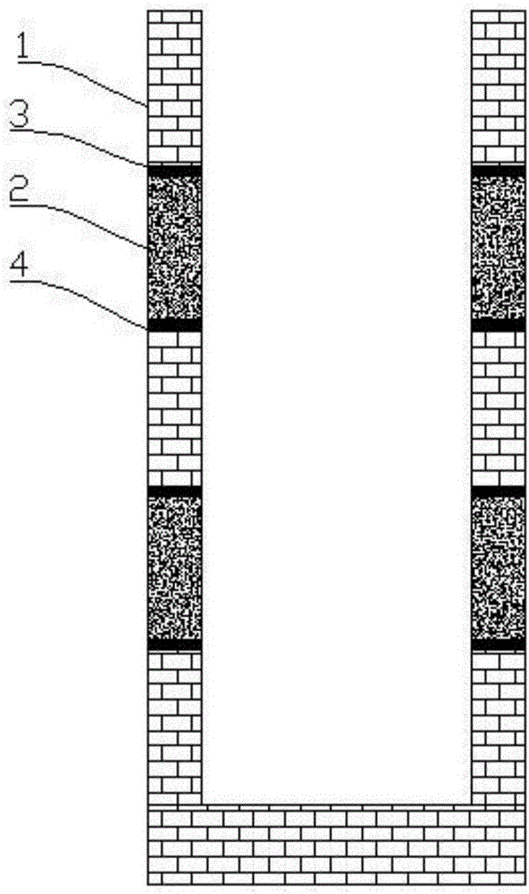 Construction method for penetrating through goaf deep pile foundation