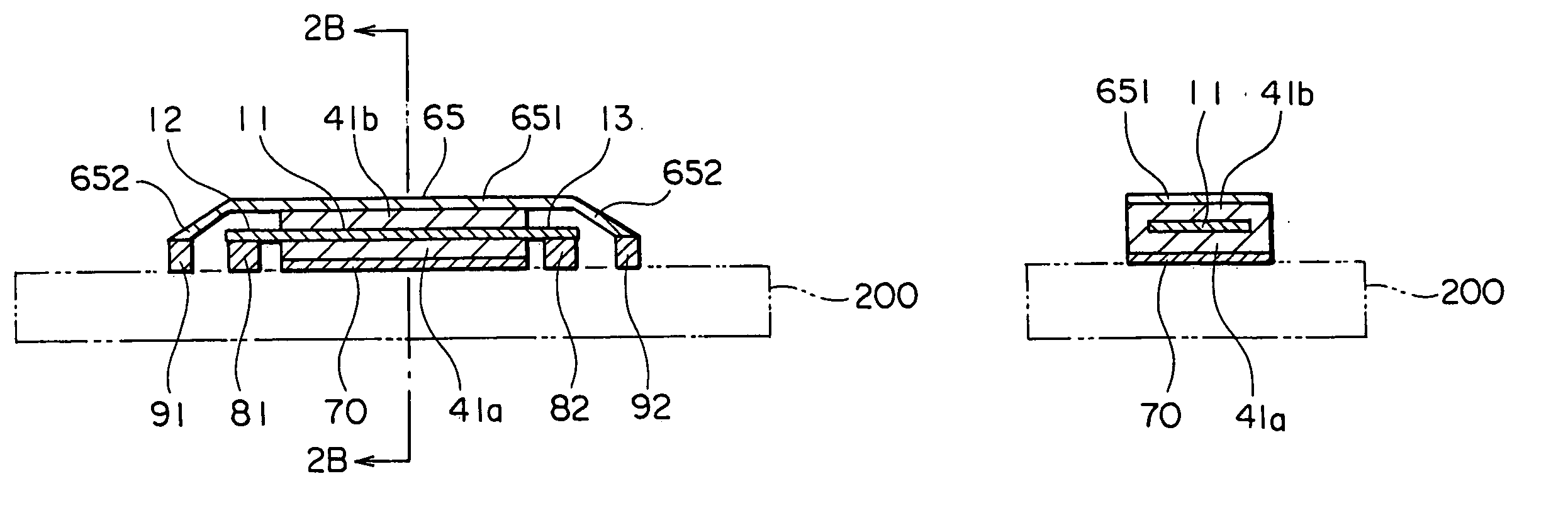 Surface mount type capacitor capable of sufficiently preventing electromagnetic wave noise propagation