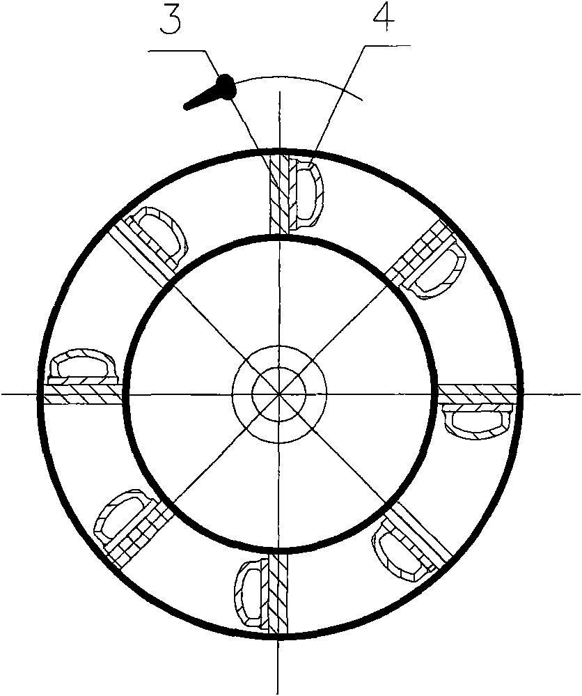 Impulse wheel of fan coal grinding mill using casting-forging welding device