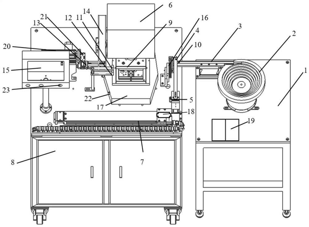 Automatic small hardware cutting machine and cutting method thereof