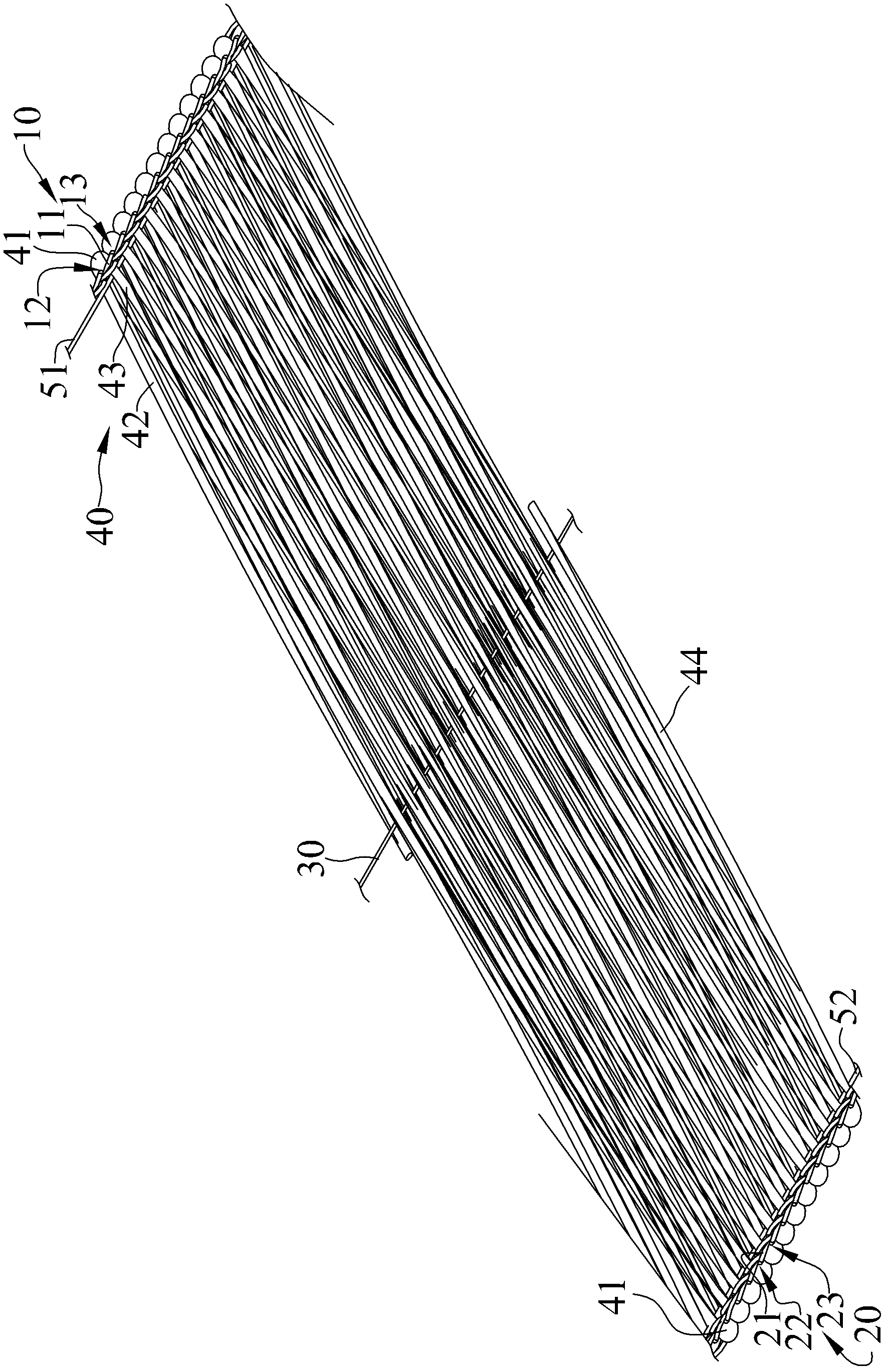 False eyelash and production method thereof