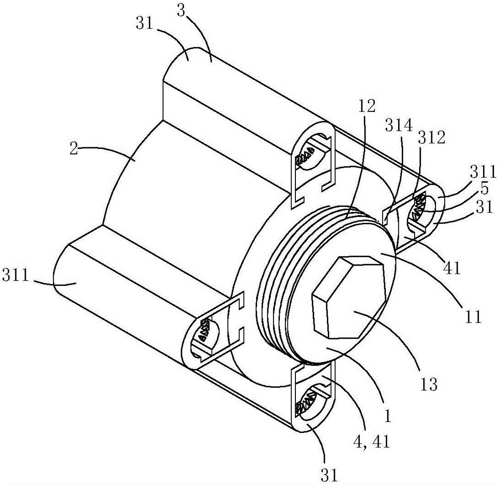 Three-phase electric zero sequence current transformer for preventing cable from loosening