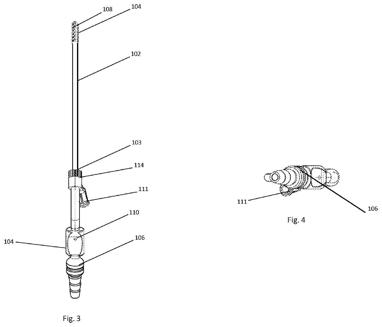 Dual cannulated suction and delivery device