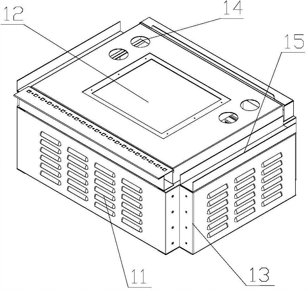 Outdoor integrated cabinet of base station and assembling method thereof