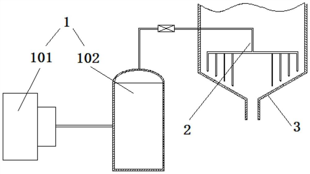 Blockage removing device for wet desulphurization process