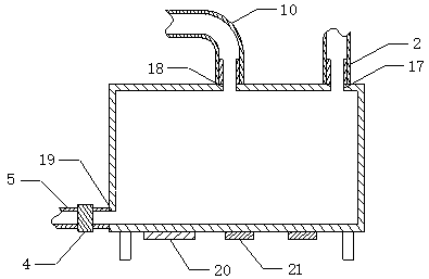 Household tooth cleaning device