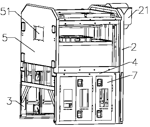 A locomotive cooling chamber modular design