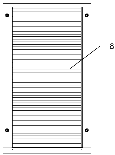 A locomotive cooling chamber modular design