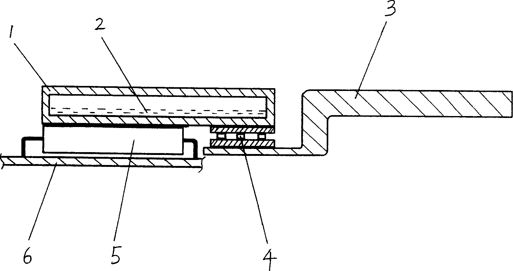 Heat radiation cooling device for CPU chip