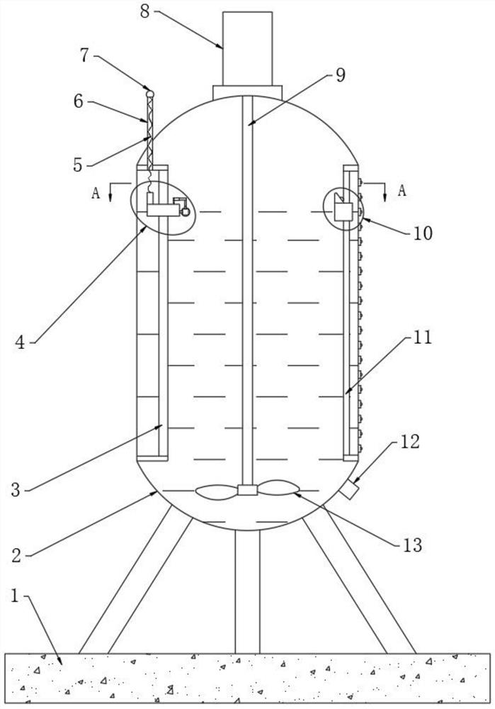 Glue melting tank for health care product production and use method thereof
