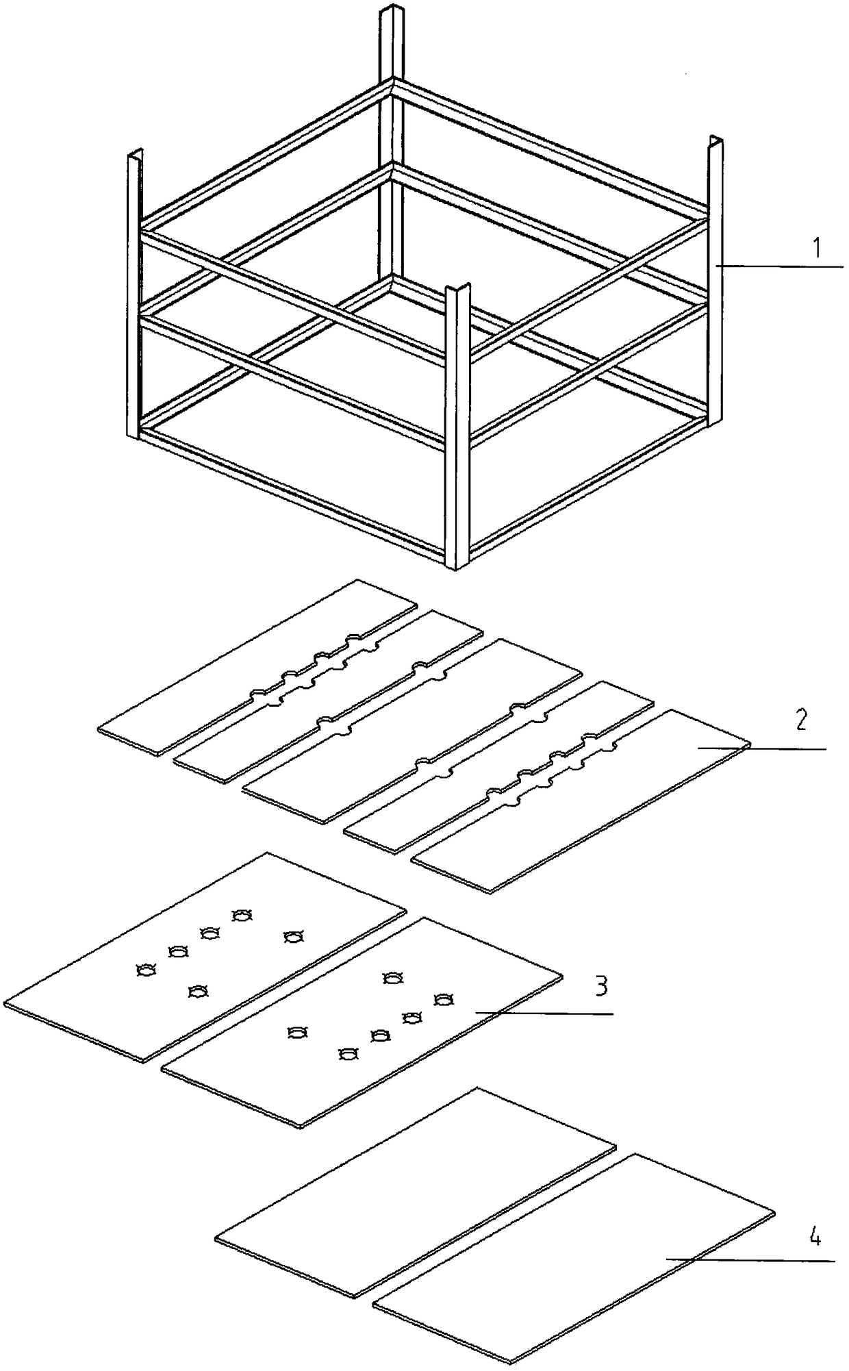 Foundation bolt assembly fixing device