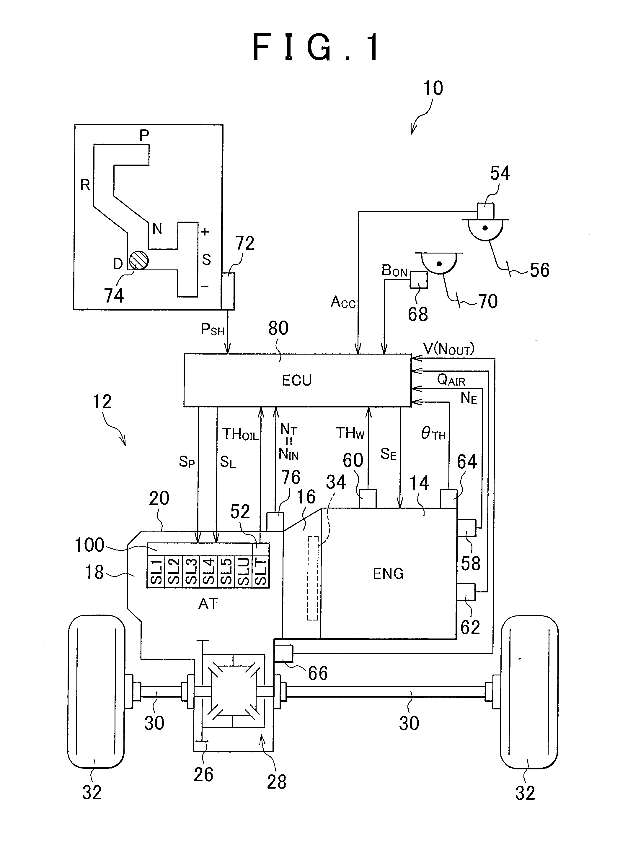 Control apparatus for vehicular power transmitting apparatus