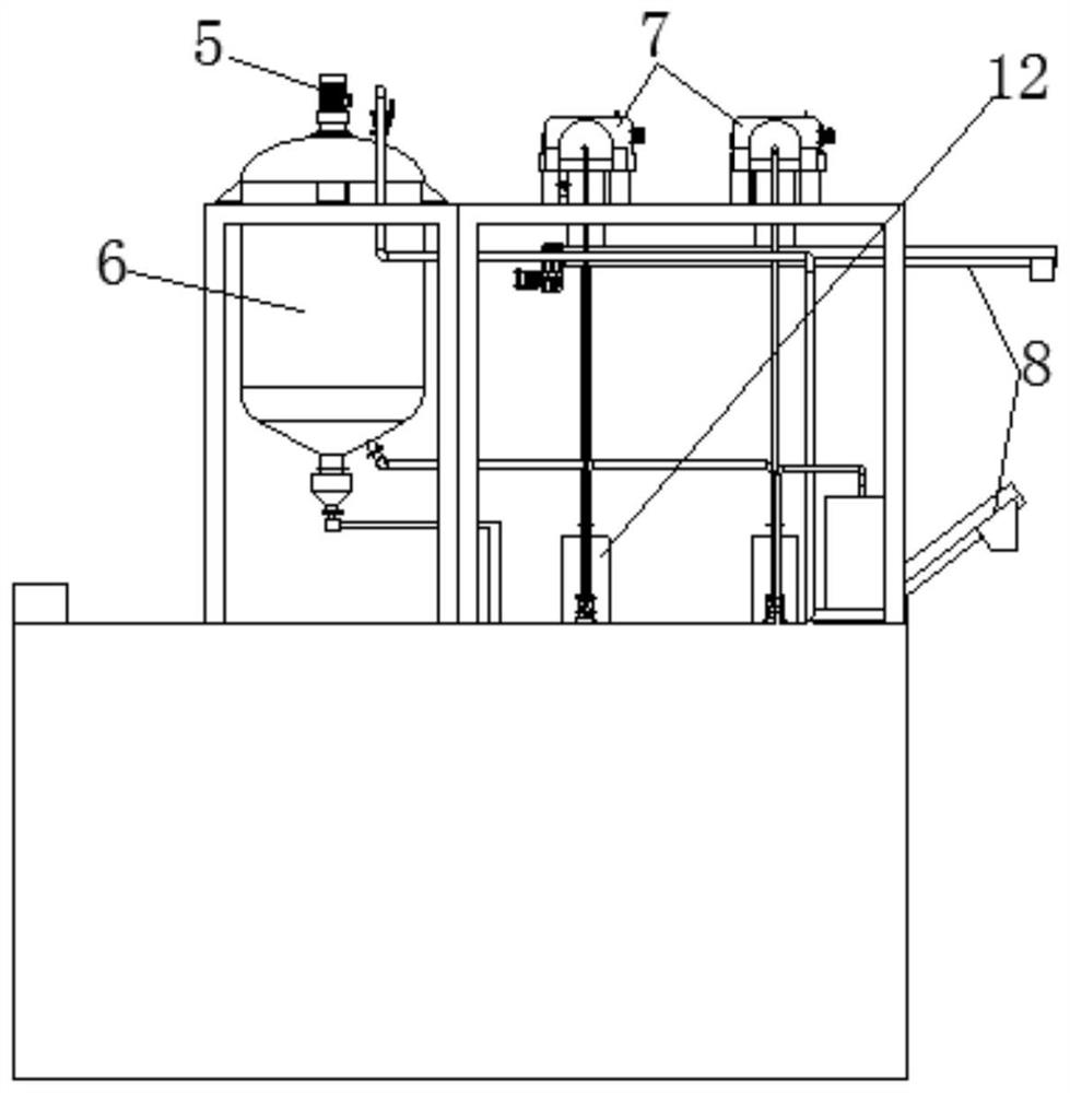 A gas-assisted oil film dispersion extraction device applied to industrial wastewater and its method