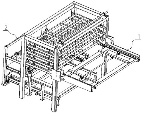 Multi-standard plate loading and unloading system and CNC punching machine