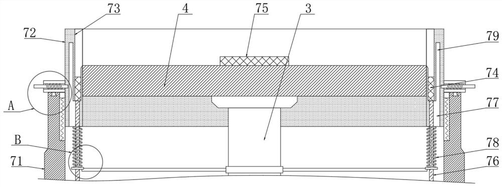 Wafer glue spraying mechanism based on chip processing