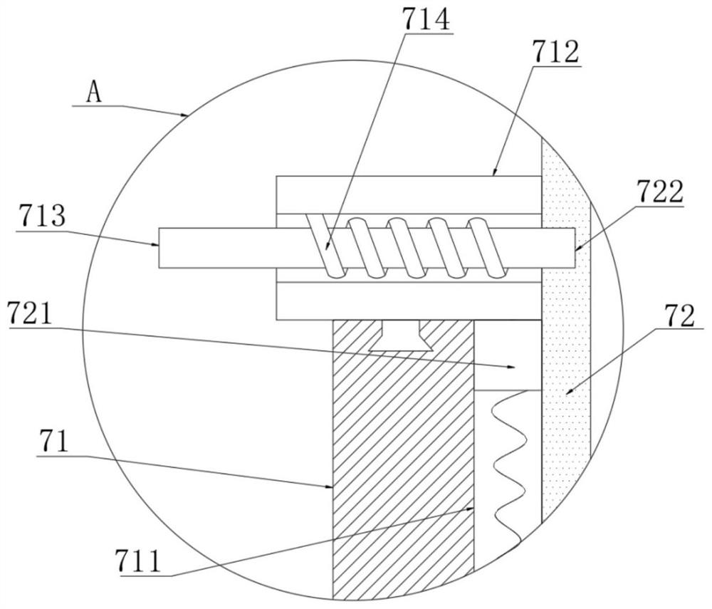 Wafer glue spraying mechanism based on chip processing