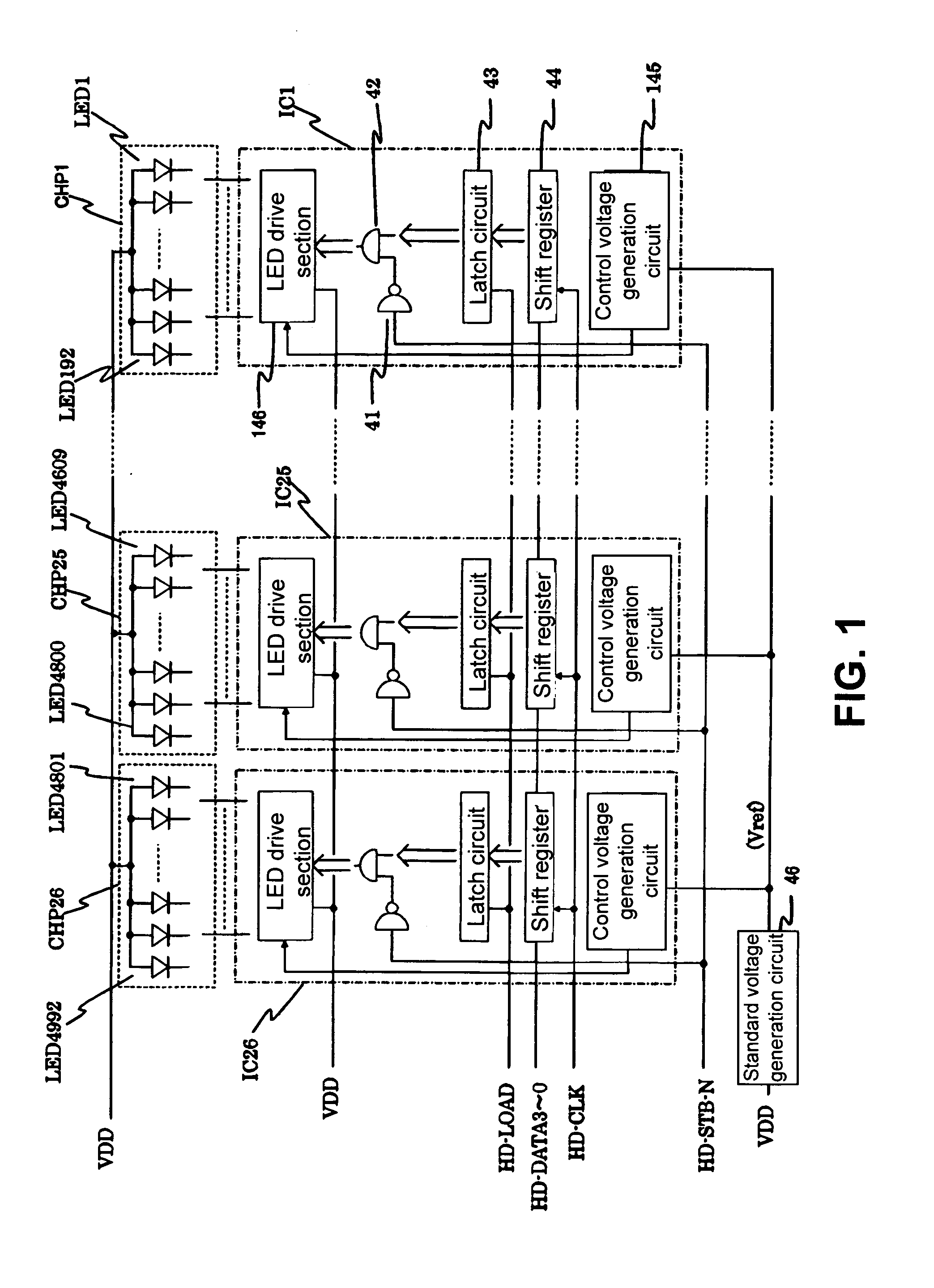 Drive circuit, light emitting diode head, and image forming apparatus